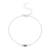 Retro Fashion New Diamondencrusted Geometric Devil's Eye Anklet Women's Alloy Jewelry