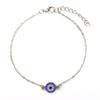 Retro Fashion New Diamondencrusted Geometric Devil's Eye Anklet Women's Alloy Jewelry