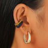 Retro Fashion Niche Ear Stud Ear Buckle Ear Clip For Women Alloy Material Drop Shape Electroplating Treatment