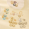 Retro Fashion Niche Ear Stud Ear Buckle Ear Clip For Women Alloy Material Drop Shape Electroplating Treatment
