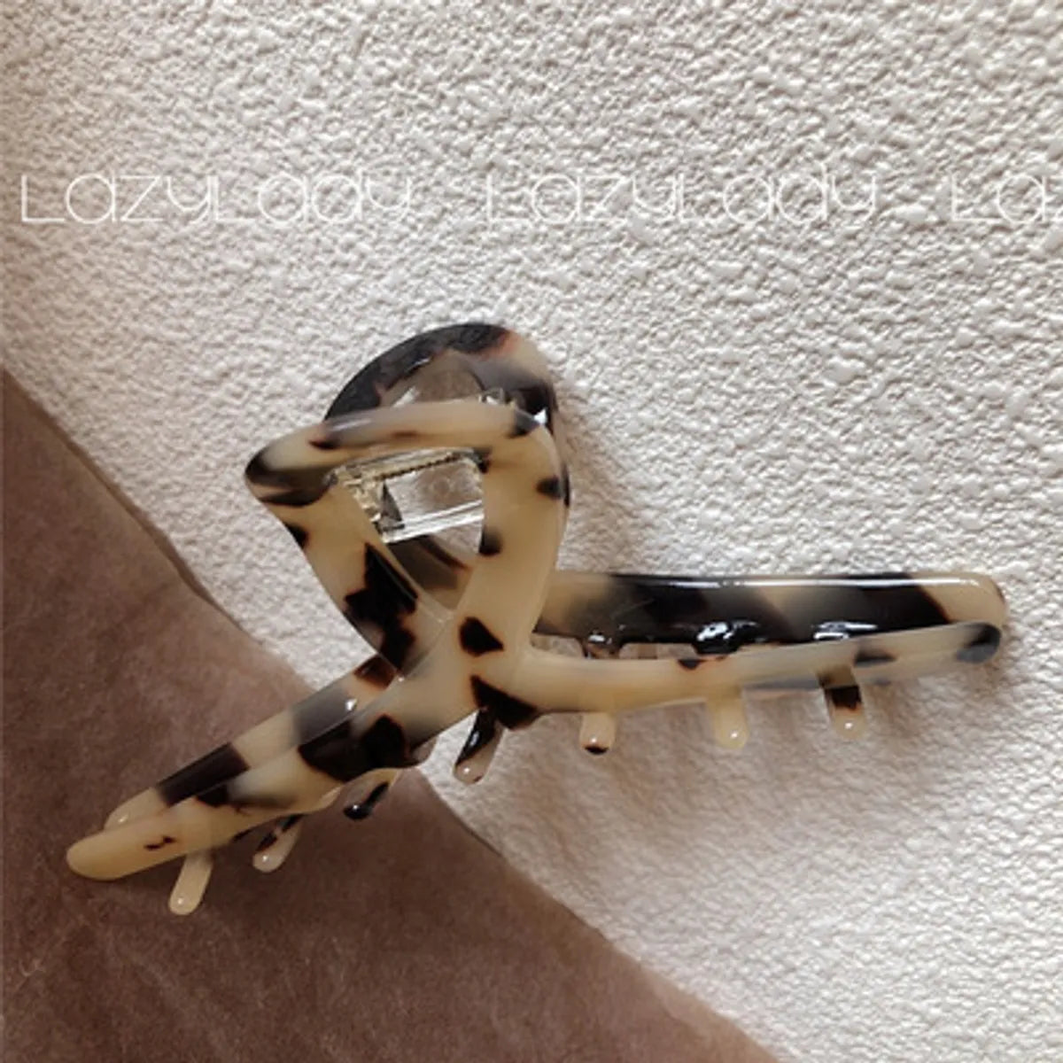 Retro Fashion Pearl Leopard Hair Clip