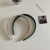 Retro Fashionable Pu Leather Handmade Headband Elegant Fashion Hair Accessory For Women