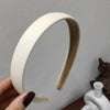 Retro Fashionable Pu Leather Handmade Headband Elegant Fashion Hair Accessory For Women