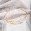 Retro Flower Alloy Handmade Artificial Pearls Hair Band