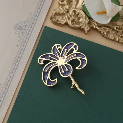 Retro Flower Alloy Inlay Artificial Gemstones Pearl Women'S Brooches