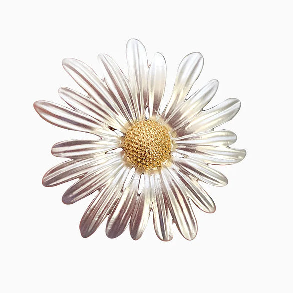 Retro Flower Alloy Stoving Varnish Women'S Brooches