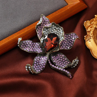 Retro Flower Alloy Unisex Brooches