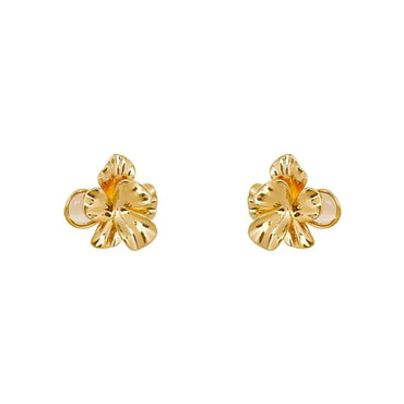 Retro Flower Alloy Women'S Ear Studs