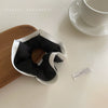 Retro French Style Pu Leather Scrunchie Handmade Fashion Hair Tie Simple Elegant Hair Accessory For Women