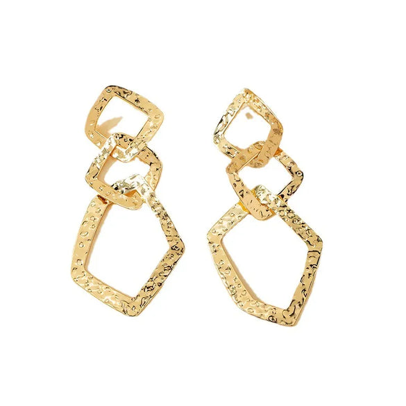 Ins Style Luxurious Lady Geometric Alloy Women'S Earrings