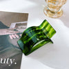 Retro Geometric Acetate Sheet Hair Disk Grip Clip For The Back Of The Head