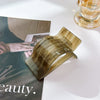 Retro Geometric Acetate Sheet Hair Disk Grip Clip For The Back Of The Head