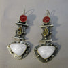 Retro Geometric Alloy Earrings For Women With Electroplating Treatment