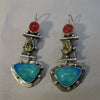 Retro Geometric Alloy Earrings For Women With Electroplating Treatment
