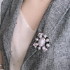 Retro Geometric Alloy Plating Inlay Artificial Pearls Unisex Brooches