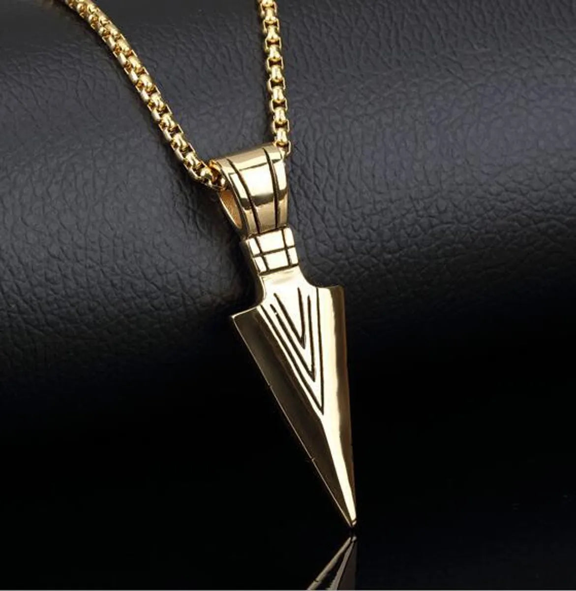 Retro Geometric Alloy Plating Necklace