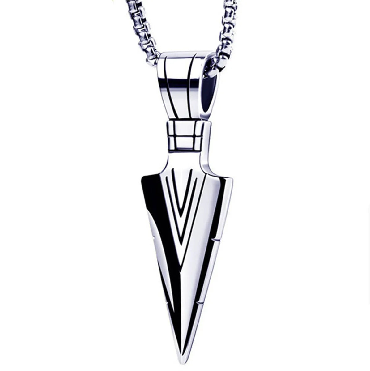 Retro Geometric Alloy Plating Necklace