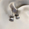 Retro Geometric Alloy Plating Rhinestones Women'S Earrings 1 Pair