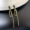 Retro Geometric Alloy Plating Rhinestones Women'S Earrings 1 Pair