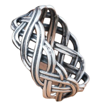 Retro Geometric Alloy Plating Women'S Rings