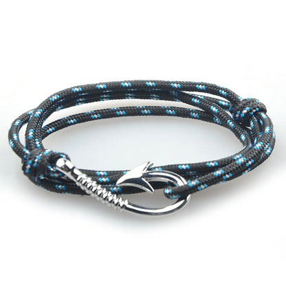 Retro Geometric Anchor Alloy Rope Wholesale Bracelets