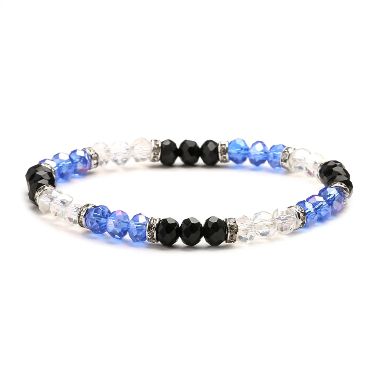 Retro Geometric Artificial Crystal Glass Wholesale Bracelets