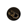 Retro Geometric C Shape Leopard Print Acrylic Earrings For Women Electroplated Fashion Elegant Statement Earrings