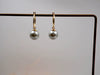 Retro Geometric Imitation Pearl Handmade Women's Earrings