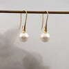 Retro Geometric Imitation Pearl Handmade Women's Earrings