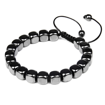 Retro Geometric Metal Handmade Men's Bracelets 1 Piece