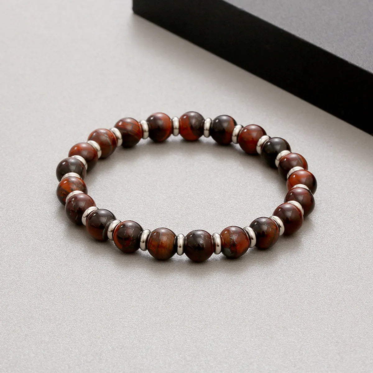 Retro Geometric Natural Stone Bracelets In Bulk