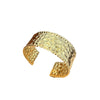 Retro Geometric Stainless Steel Open Bracelet Electroplated With Gold