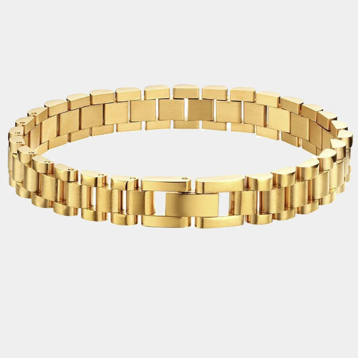 Retro Geometric Stainless Steel Plating 18k Gold Plated Bracelets