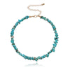 Retro Geometric Turquoise Necklace