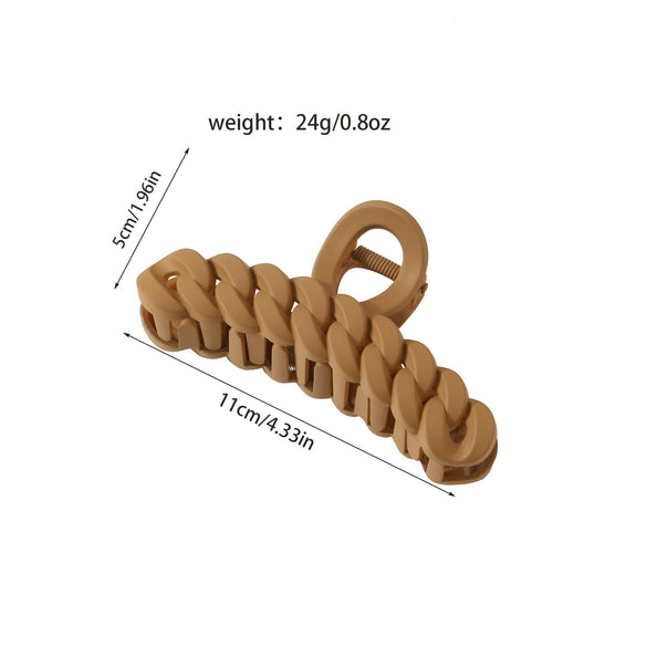 Retro Hair Clip Ps Material Baking Varnish Style For Women