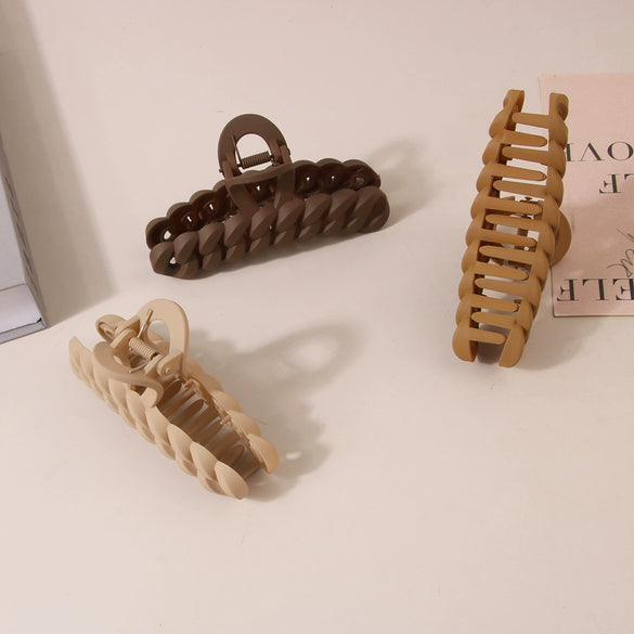 Retro Hair Clip Ps Material Baking Varnish Style For Women