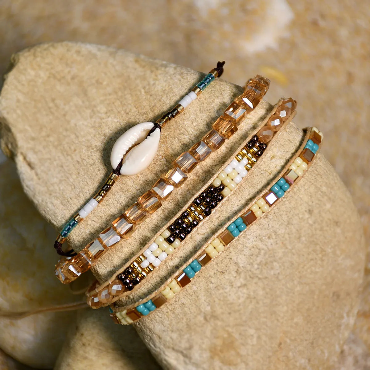 Retro Hand-woven Miyuki Bead Multi-layer Bracelet