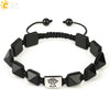 Retro Hand Woven Natural Crystal Bracelet With Tapered Tree Of Life Pendant Colorful Stone Bracelet For Women And Unisex