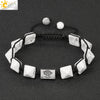 Retro Hand Woven Natural Crystal Bracelet With Tapered Tree Of Life Pendant Colorful Stone Bracelet For Women And Unisex