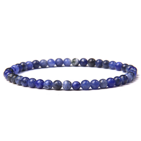 Retro Handmade Crystal Bead Stretch Bracelet With Geometric Design Unisex Fashion Jewelry