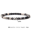 Retro Handmade Crystal Bead Stretch Bracelet With Geometric Design Unisex Fashion Jewelry