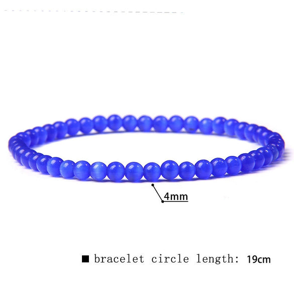 Retro Handmade Crystal Bead Stretch Bracelet With Geometric Design Unisex Fashion Jewelry