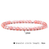 Retro Handmade Crystal Bead Stretch Bracelet With Geometric Design Unisex Fashion Jewelry