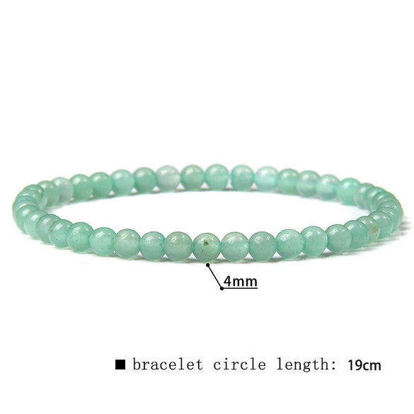 Retro Handmade Crystal Bead Stretch Bracelet With Geometric Design Unisex Fashion Jewelry