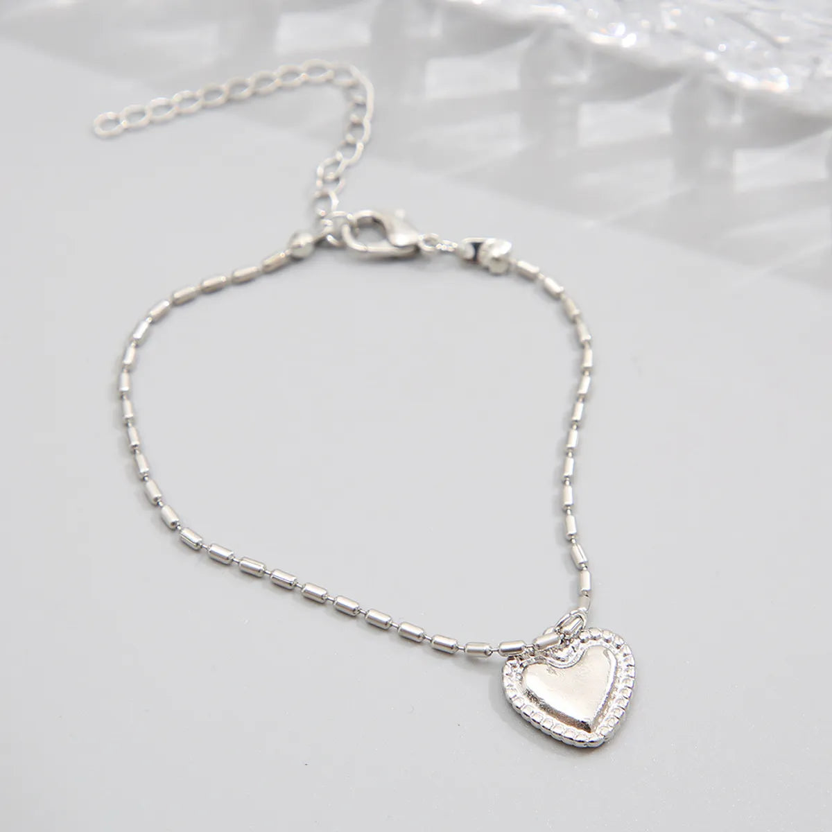 Retro Heart Shape Alloy Plating Bracelets