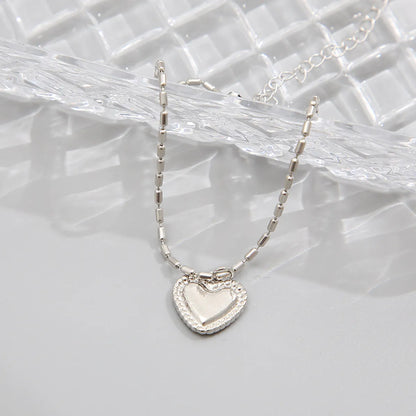 Retro Heart Shape Alloy Plating Bracelets