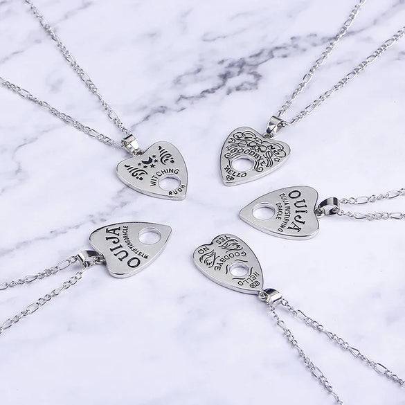 Retro Heart Shape Alloy Plating Metal Women'S Necklace