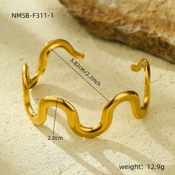 Retro Highgrade Stainless Steel And Titanium Steel Electroplating Bracelet Jewelry