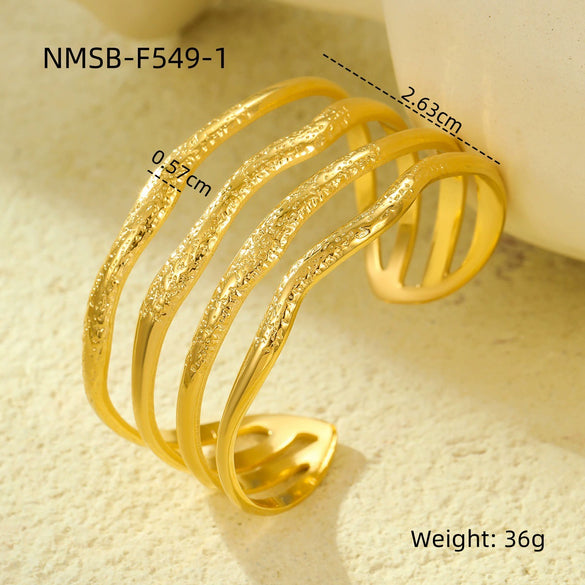 Retro Highgrade Stainless Steel And Titanium Steel Electroplating Bracelet Jewelry