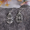 Retro Hollow Dragonfly Drop Shape Alloy Electroplated Women's Earrings